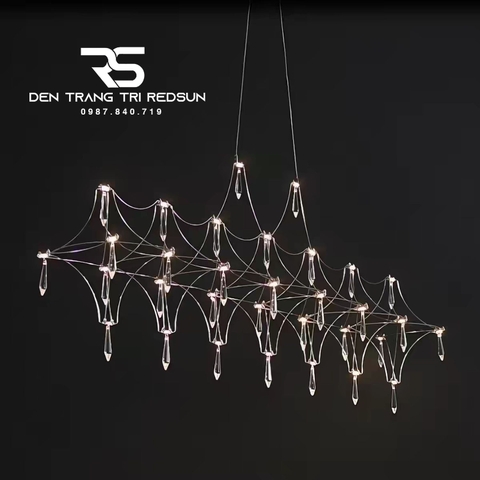 Đèn Chùm Mạng Nhện Lắp Bàn Ăn, Bàn Đảo, Quầy Lễ Tân Phong Cách Hiện Đại DC-T123