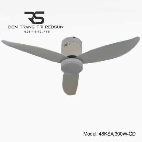 Quạt Trần Đèn Trang Trí Phòng Khách, Phòng Ngủ - 48KSA 300W-CD