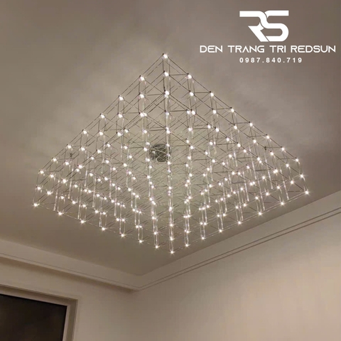 Đèn Chùm Lắp Phòng Khách, Bếp Căn Hộ, Chung Cư Phong Cách Bắc Âu Hiện Đại Bầu Trời Đầy Sao DC-T086