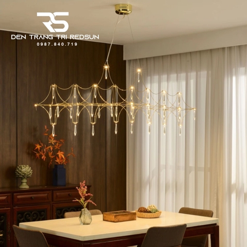 Đèn Chùm Mạng Nhện Lắp Bàn Ăn, Bàn Đảo, Quầy Lễ Tân Phong Cách Hiện Đại DC-T123