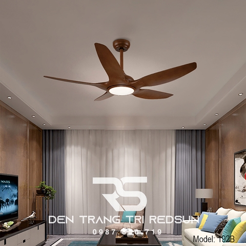 Quạt Trần Đèn Trang Trí Phòng Khách, Phòng Ngủ - 52YY-192B
