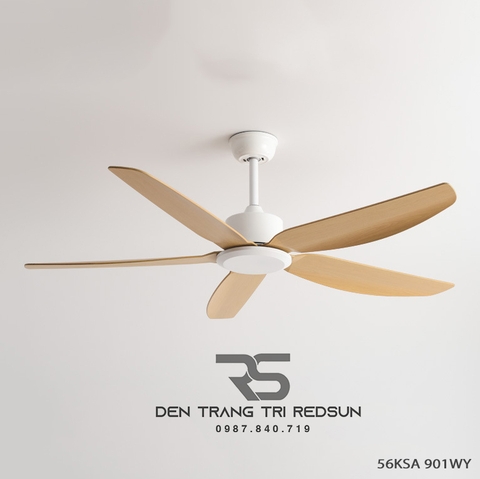 Quạt Trần Hiện Đại Trang Trí Phòng Khách, Phòng Ngủ 56KSA 901WY