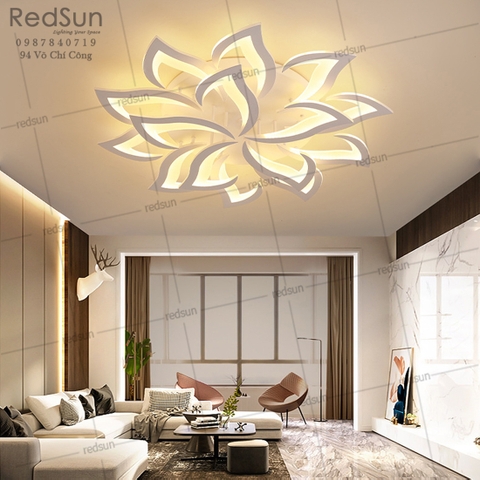 Mâm ốp trần Mika xoáy 15 lá OT-009