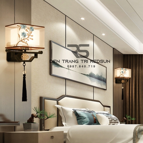 Đèn Tường Phòng Khách, Phòng Ngủ, Hành Lang Phong Cách Indochine DT-I008