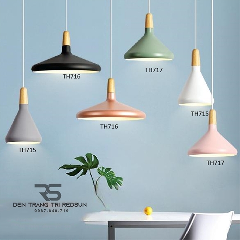 Đèn Thả Chao Hiện Đại Lắp Phòng Bếp, Phòng Ngủ, Quán Cà Phê, Nhà Hàng TH715, TH716, TH717