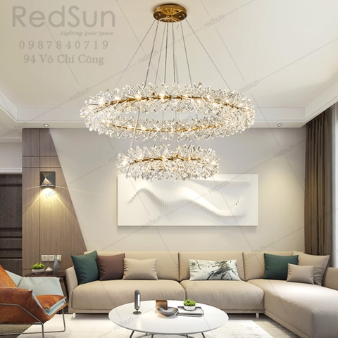 Đèn Chùm Pha Lê Vương Miện DC-L049