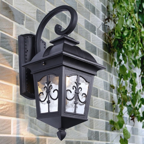 Đèn Tường Chùa Hợp Kim Lắp Ngoài Trời DT-C0104