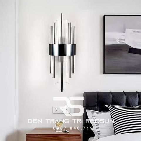 Đèn tường pha lê trang trí phòng khách hiện đại L6002-Đ
