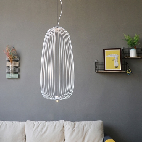 Đèn Thả Lồng Sắt Phong Cách Bắc Âu CDT-T041 Dáng A