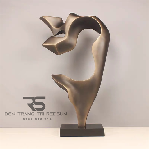 Đồ Trang Trí Nghệ Thuật Phòng Khách, Phòng Ngủ, Phòng Ăn Điêu Khắc Mô Hình Người Trừu Tượng DDC-011 Dáng A