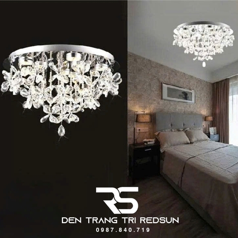Đèn Ốp Trần Pha Lê Phong Cách Hiện Đại M9109