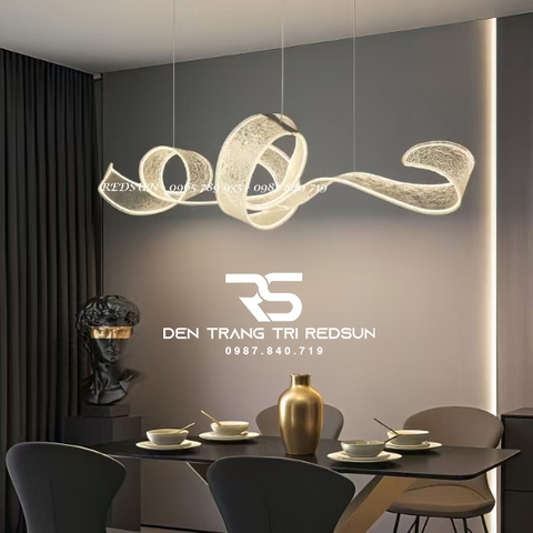 Đèn Thả Hiện Đại Dáng Dải Lụa Acrylic Kiểu Mới Phong Cách Bắc Âu DC-T104
