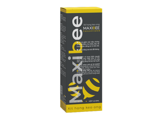 Xịt họng keo ong Maxibee concentrated chai 20ml