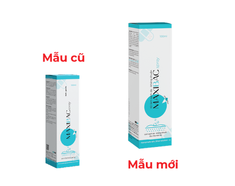 Xịt làm sạch da - kháng khuẩn MAXIBAC SPRAY