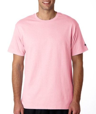Champion, Tagless Basic T-Shirt - Pink Candy