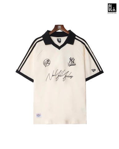 New Era, Polo Ap New York Yankess - Ivory