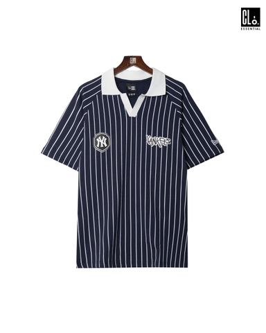 NEWERA, AP MLB POLO SHIRT NEYYAN LOGO - NAVY
