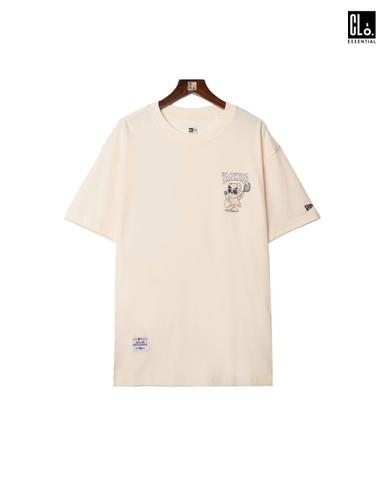 New Era, Ap Ne Essential Basic Logo Bear T-Shirt - Cream