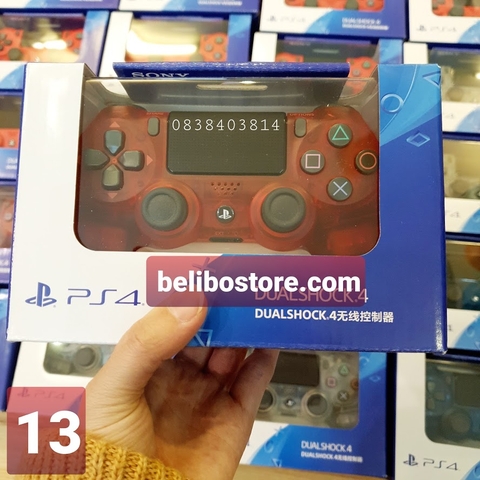 [CHÍNH HÃNG MỚI 100%] Tay cầm chơi game Sony DUALSHOCK 4 PS4 Slim pro 2019-2020 màu Đỏ Camo - Red Camouflage CUH-ZCT2G 30