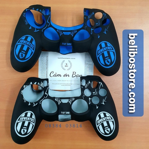 Vỏ bọc cao su silicon mềm bảo vệ tay cầm chơi game PS4 Dualshock 4 Juventus Juve