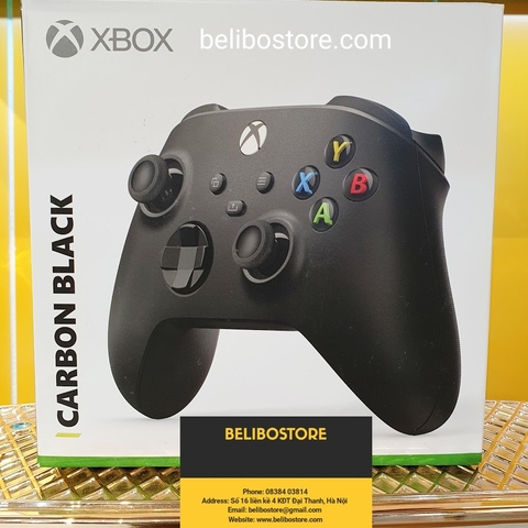 Tay Cầm Chơi Game Xbox Series X Chính Hãng Microsoft Xbox One X Carbon Black + cable chính hãng | TOP BÁN CHẠY