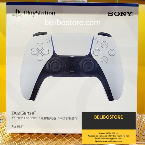 Tay cầm chơi game ps5 Dualsense Trắng chính hãng sony | PlayStation 5 Dualsense Wireless Controller