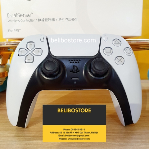 Tay cầm chơi game ps5 Dualsense Trắng chính hãng sony | PlayStation 5 Dualsense Wireless Controller