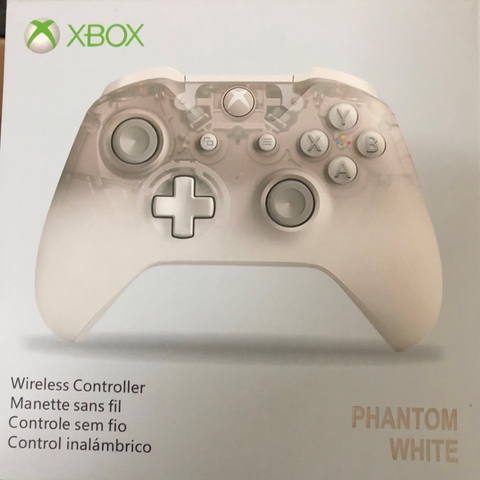 Tay cầm chơi game XBOX ONE S PHANTIM WHITE bản màu đặc biệt CHÍNH HÃNG