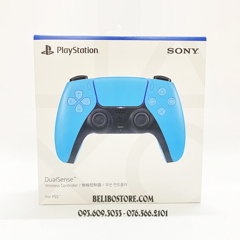 Tay cầm chơi game ps5 Dualsense Starlight Blue chính hãng sony | PlayStation 5 Dualsense Wireless Controller