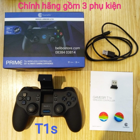 [CHÍNH HÃNG] Gamepad Gamesir T1S - Tay cầm chơi game không dây cho PC | Android | IOS | PS3 được tin dùng