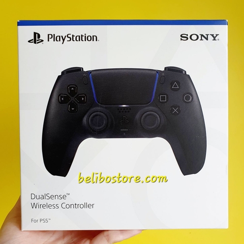 Tay cầm chơi game ps5 Dualsense Black chính hãng sony | PlayStation 5 Dualsense Wireless Controller