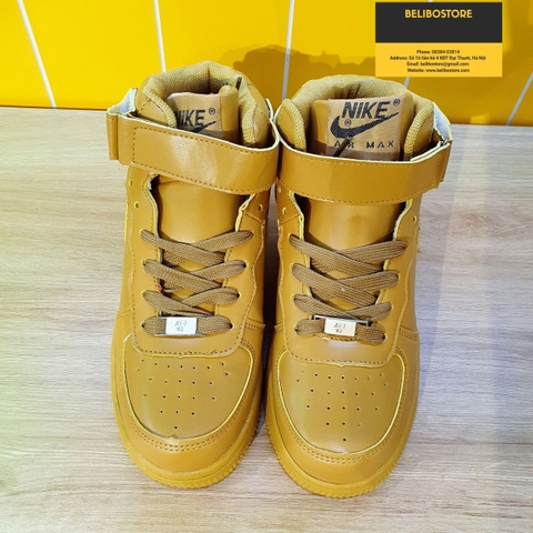 Giày thể thao cao cổ Air Force 1 Wheat