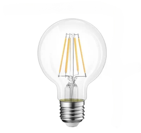 BÓNG LED SỢI EDISON VỎ TRẮNG - LED SỢI 4W - VÀNG 2700K - G95/4W