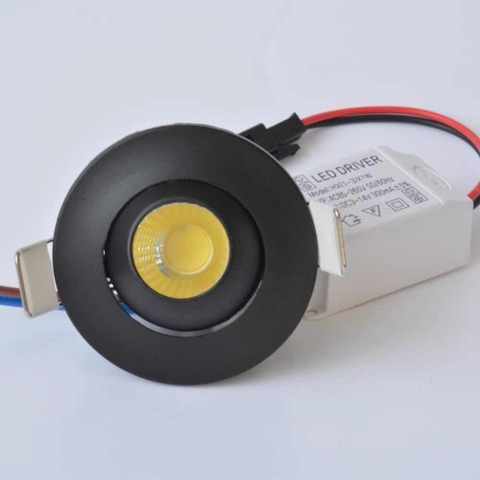 ĐÈN SPOTLIGHT MINI ĐEN VÀ TRẮNG - CÔNG SUẤT 3W - VÀNG TRUNG TÍNH - M: WS909