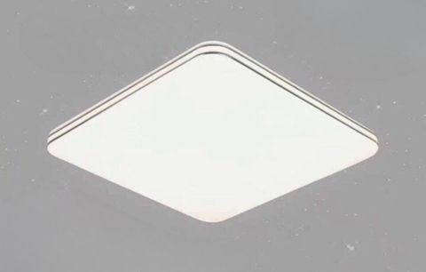 ĐÈN LED ỐP TRẦN HÌNH VUÔNG KÍCH THƯỚC 480*480 MM MÀU TRẮNG, CÔNG SUẤT 48W*2, ÁNH SÁNG 3 MÀU, MÃ SẢN PHẨM: A6528-1094-480 MM