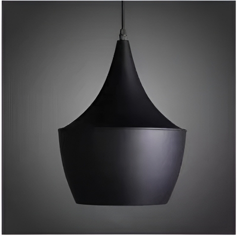 CHAO THẢ ĐƠN PHONG CÁCH CHÂU ÂU VỎ ĐEN LÒNG VÀNG - BÓNG E27*1 - M: LH 125 - B- 165