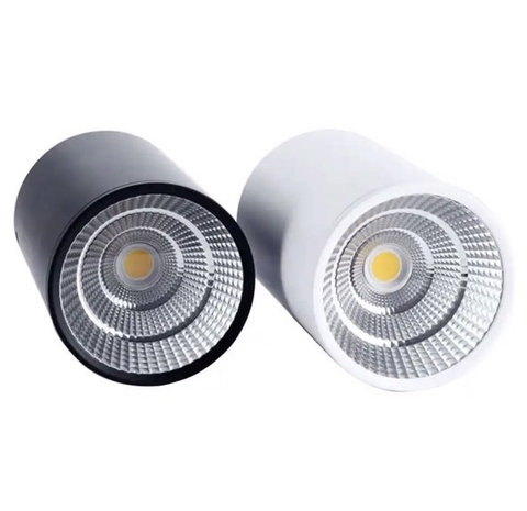 Đèn Led dạng ống bơ nội thất trong nhà vỏ màu đen, công suất 10w, ánh sáng trung tính 4000k, điện áp 220v, Mã sản phẩm: WS-822-25
