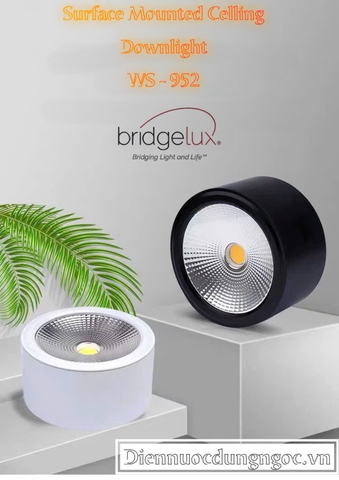 ĐÈN LED DẠNG ỐNG BƠ TRÒN LẮP NỔI THẤP ( LÙN ) - ĐƯỜNG KÍNH 90 mm - CÔNG SUẤT 7W - ÁNH SÁNG VÀNG NHẸ 3500k - ĐỘ HOÀN MÀU CAO CRI 98 - GÓC CHIẾU 24 ĐỘ - MODEL : WS - 952