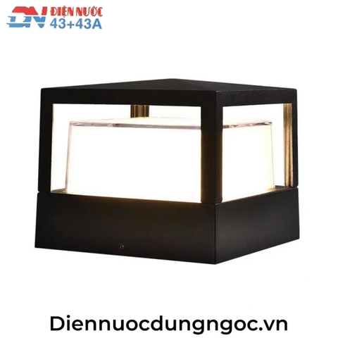 ĐÈN TRỤ VUÔNG GẮN CỘT - GẮN TƯỜNG - LED SMD 3000k - CÔNG SUẤT 10 -12 watt - MODEL : HL - B02 - 30 BK