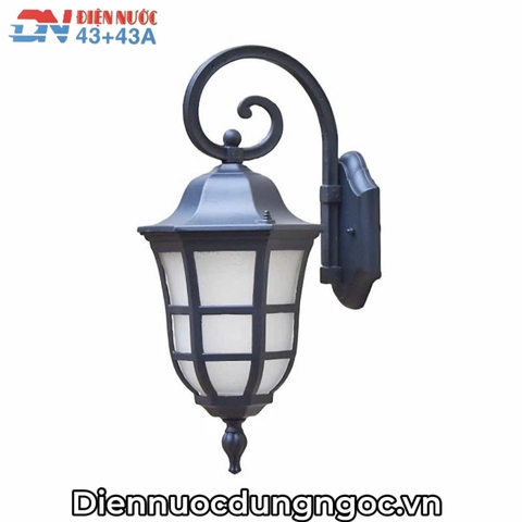ĐÈN TƯỜNG TÂN CỔ ĐIỂN - CHẤT LIỆU NHÔM ĐÚC + KÍNH - ĐUI ĐÈN E27 * 1 - CHỊU NƯỚC IP65 - MODEL : 083 -225