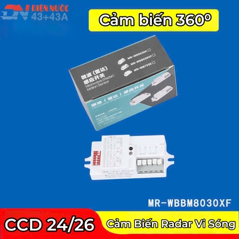CẢM BIẾN RADAR VI SÓNG 360 ĐỘ - MODEL : CCD 24/26
