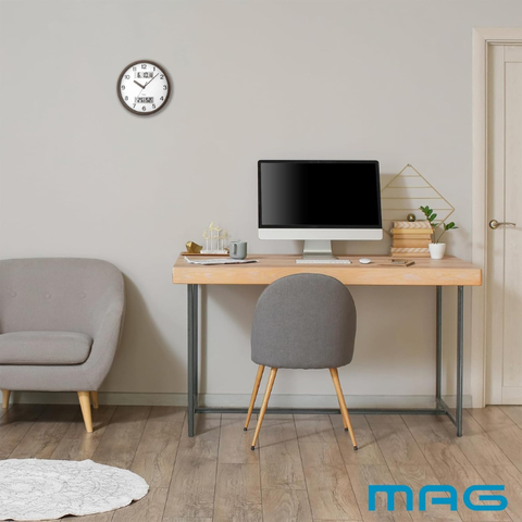 Đồng hồ treo tường MAG W-807A có lịch, ngày tháng và nhiệt độ, ẩm độ
