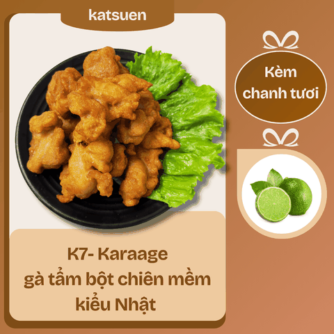 Karaage- Gà lăn bột chiên kiểu Nhật