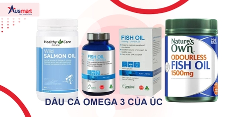 Top 3 Dầu Cá Hồi Omega 3 Của Úc Chất Lượng Cao