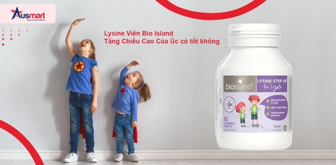 Lysine Viên Bio Island Tăng Chiều Cao Của Úc Có Tốt Không?