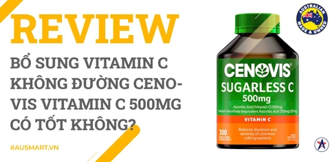 Review Bổ sung vitamin C không đường Cenovis Vitamin C 500mg có tốt không?