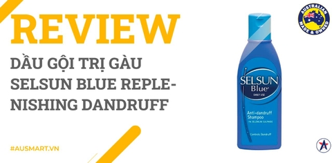 Review Dầu gội trị gàu Selsun Blue Replenishing Dandruff