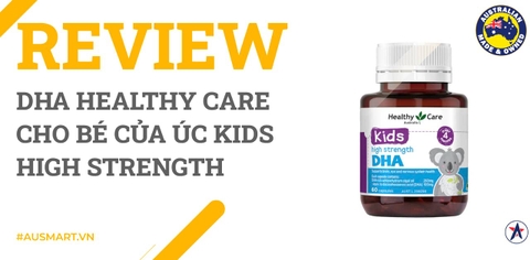 Review DHA Healthy Care cho bé của Úc Kids High Strength