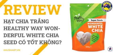 Review Hạt Chia trắng Healthy Way Wonderful White Chia Seed có tốt không?