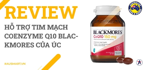 Review Hỗ trợ tim mạch Coenzyme Q10 Blackmores của Úc